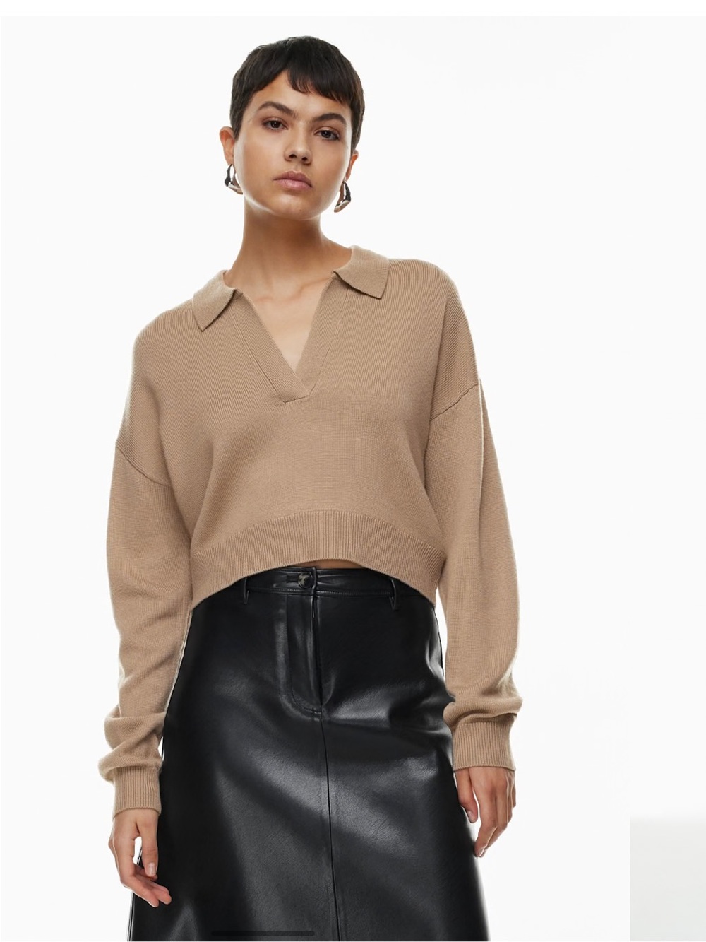 Wilfred Clara Merino Wool Waist Sweater from Aritzia